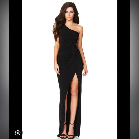 Revolve Nookie Black Aphrodite Formal Gown M - Picture 1 of 6